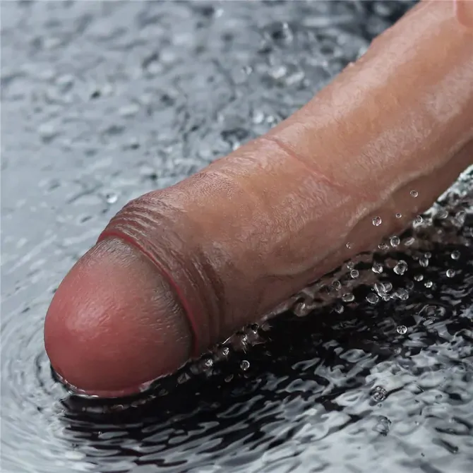 Vibracijski penis Lovetoy Real Softee Flesh, 26,7 cm (10.5), 10 vibracijskih načinov, USB polnjenje 5