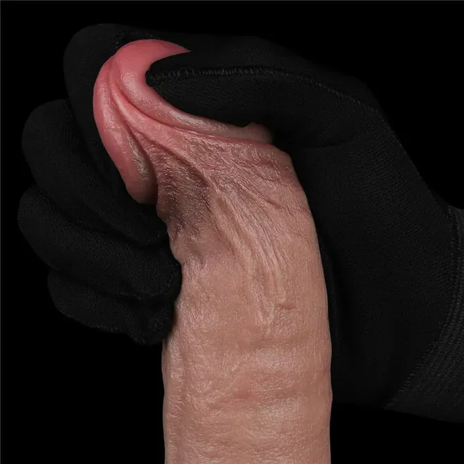 Vibracijski penis Lovetoy Real Softee Flesh, 24,1 cm (9.5), 10 vibracijskih načinov, USB polnjenje 3