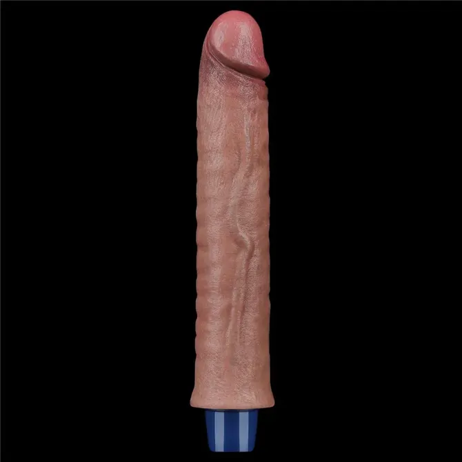 Vibracijski penis Lovetoy Real Softee Flesh, 24,1 cm (9.5), 10 vibracijskih načinov, USB polnjenje 6