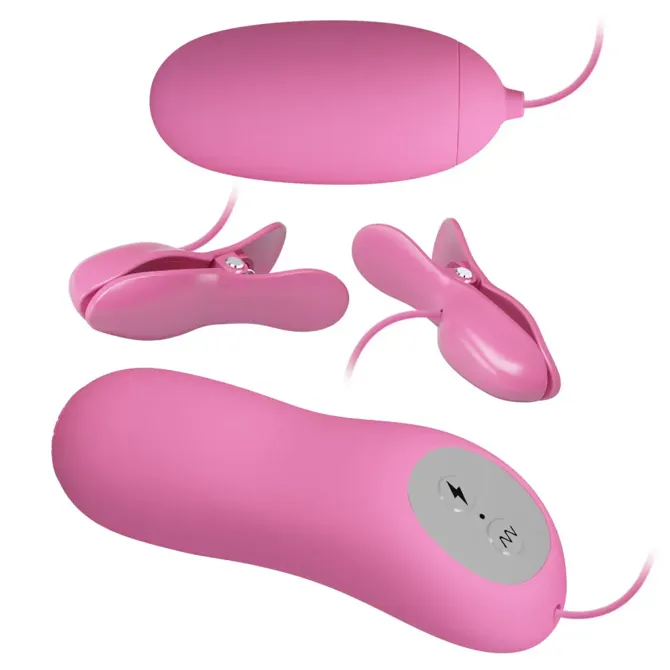 Vibracijski stimulator bradavičk s kroglico Pretty Love 4