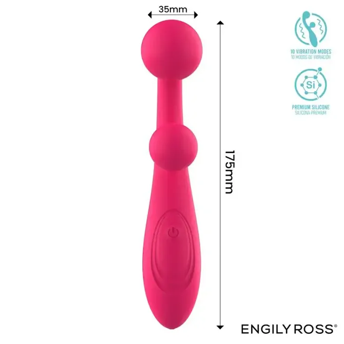 Vibrator Engily Ross Rollie, roza 6