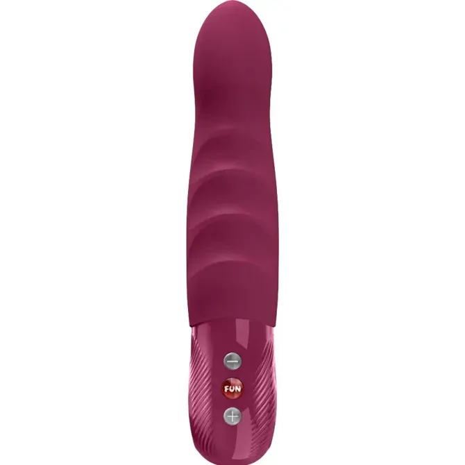 Vibrator Fun Factory Stronic Deep Thrusting Wine Red, potisno gibanje, 4 hitrosti, 4 vzorci, USB-C, IPX7 2