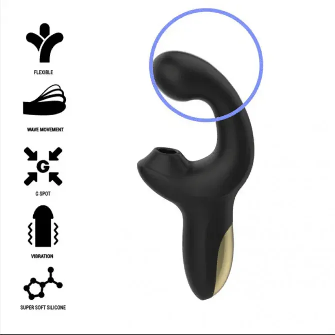 VIBRATOR Ibiza Fingering & Pulsing Black 3
