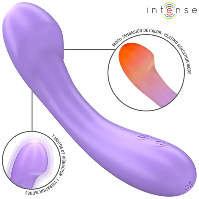 Vibrator Intense Becky Heatable, vijoličen 5