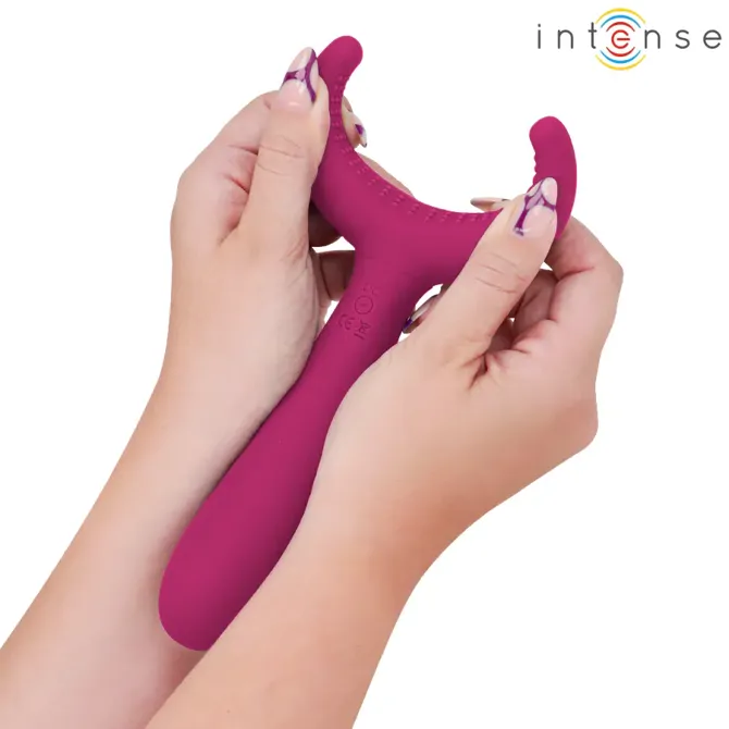 Vibrator Intense Fun Rowan, 10 vibracijskih načinov, prilagodljiva oblika, USB polnjenje, vodoodporen, silikonska površina 3