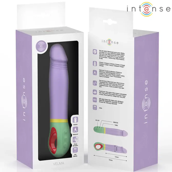 VIBRATOR Intense Fun Velma Classic Purple 6