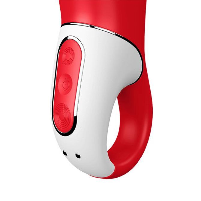Vibrator Satisfyer Power Flower, 19 cm, USB-polnjenje, rdeč 3
