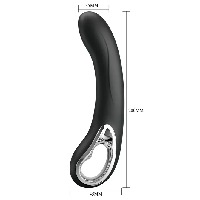 Vibrator Pretty Love Alston, 19,7 cm, USB-polnjenje, črn 5