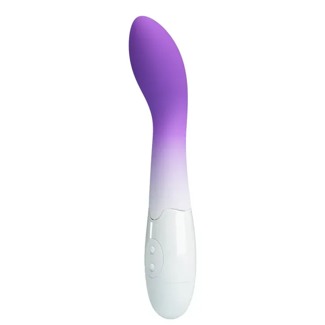 Vibrator Pretty Love Bishop, vijolično-bel 3