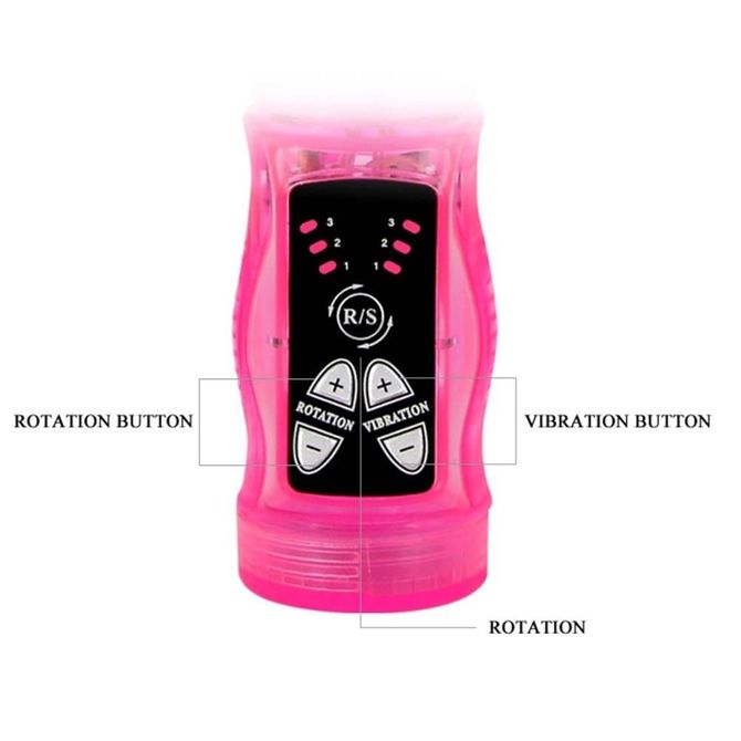 Rabbit vibrator Baile Happy angel, roza 6