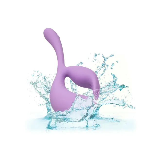 VIBRATOR RABBIT Calexotics Elle Dual Flicker Purple 3