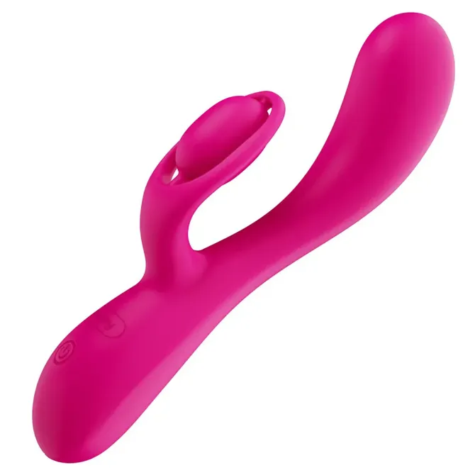 Vibrator Rabbit Lovetoy L'Allure Orbit,  dvojna stimulacija, vodoodporen, 19,5 cm, roza barve 5