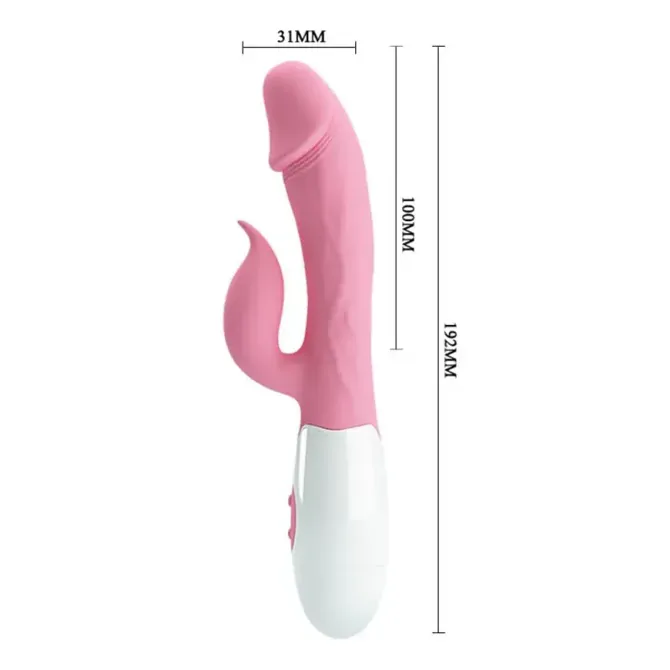 Vibrator Rabbit Pretty Love Peter Baby, roza 6