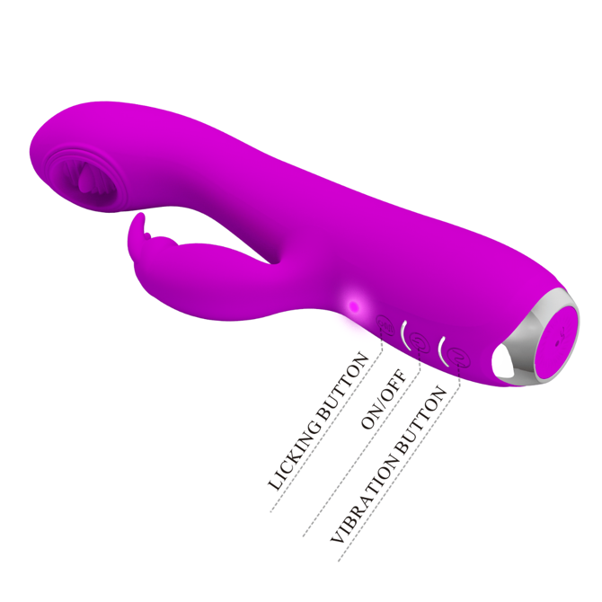 Rabbit vibrator Pretty Love Rachel, vijoličen 2