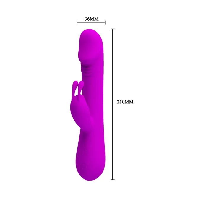 Rabbit vibrator Pretty Love Robert, vijoličen 5