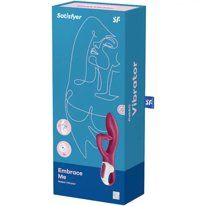 VIBRATOR RABBIT Satisfyer Embrace Me Berry 2