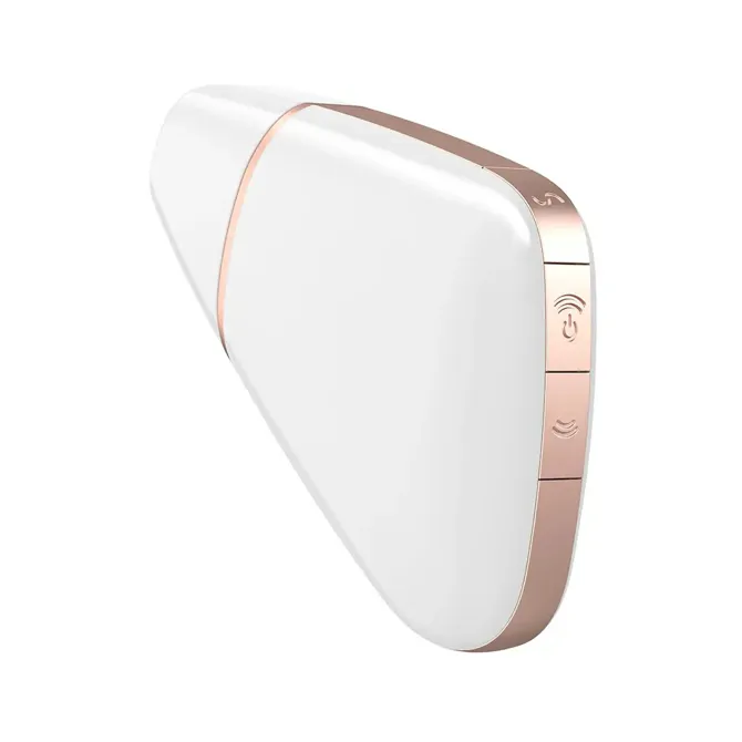 Klitoralni stimulator Satisfyer Love Triangle App White, aplikacija, USB-napajanje, bel 5