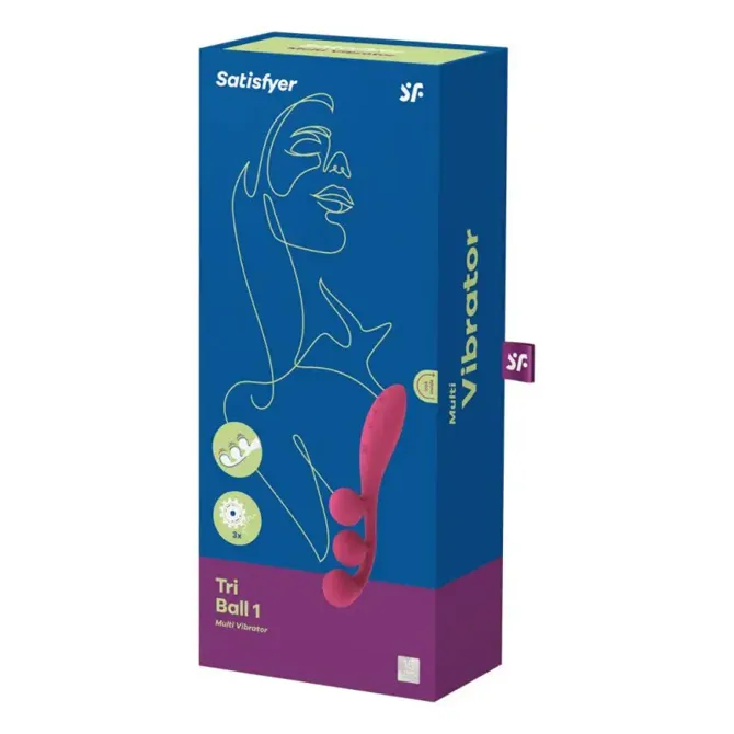 VIBRATOR Satisfyer Tri Ball 1 Red 2