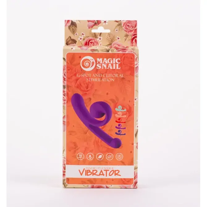 Vibrator X-MEN Magic Snail Flexible, vijoličen 2
