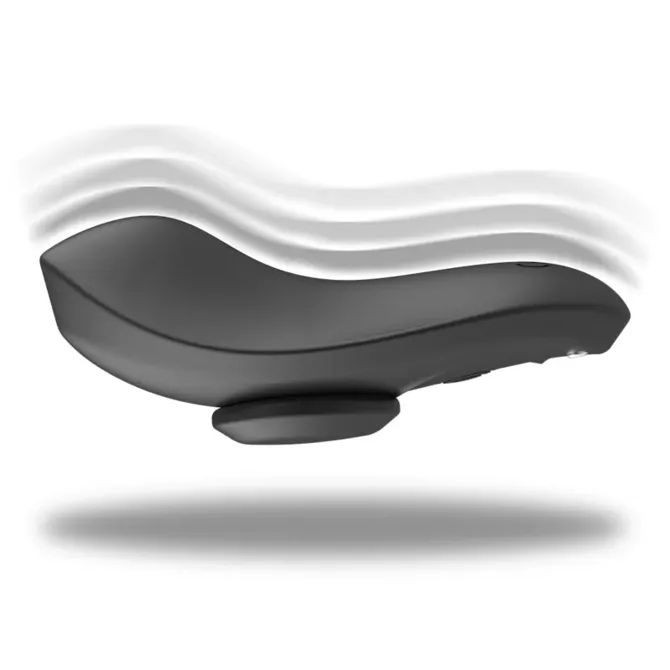 Vibrator za hlačke Black & Silver Preston, črn 6