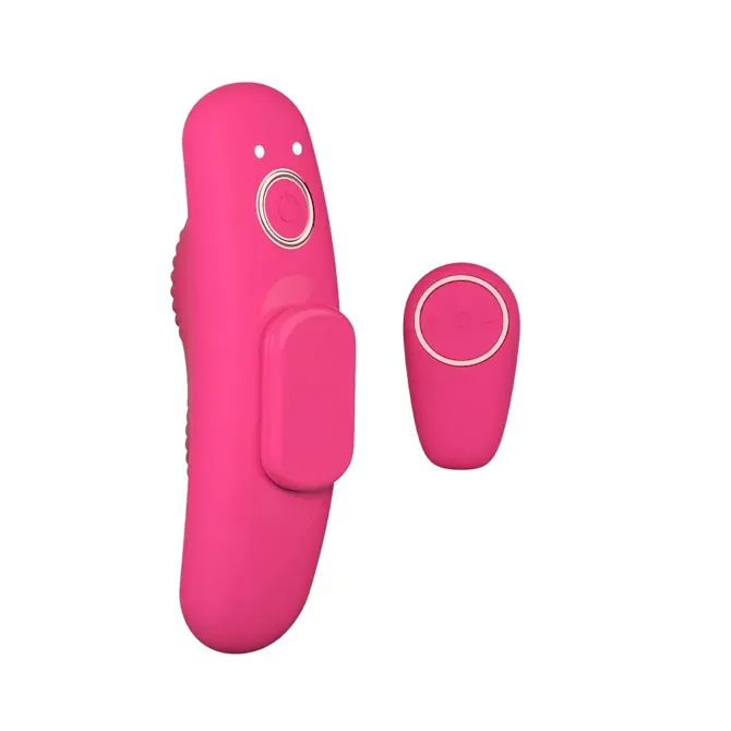 Vibrator za hlačke Mina Pink, 10 vibracijskih načinov, daljinsko upravljanje, magnetno USB polnjenje, silikonska površina, roza barve 4