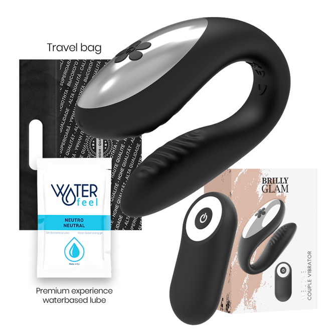 VIBRATOR ZA PARE Brilly Glam We Love Black 3