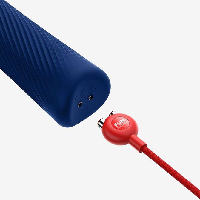 Vibracijski masažer Fun Factory Vim, silikonski, 8 programov, USB polnjenje, ergonomska oblika 4
