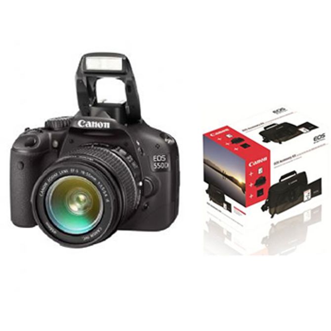 Canon EOS 550D EF-S 18-55 IS II KIT + Canon EOS Accessory Kit