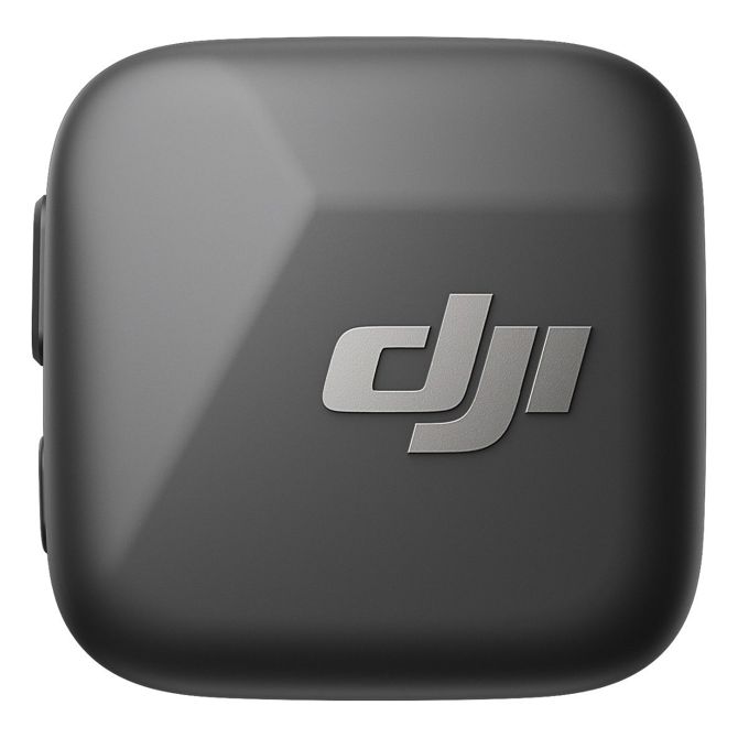 Dodatki za drone DJI Mic Mini oddajnik črna, žepni, LED indikatorji, doseg 400 m, baterija 11,5 h