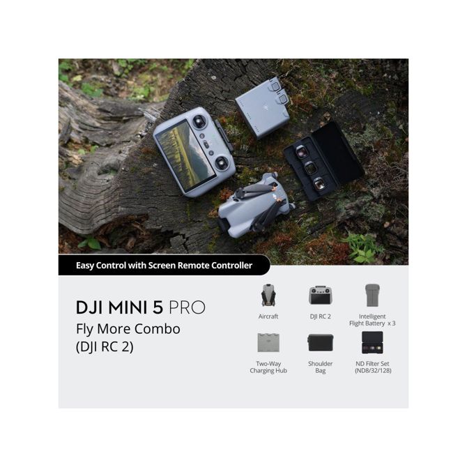 DJI Mini 5 Pro Fly More Combo (DJI RC2)