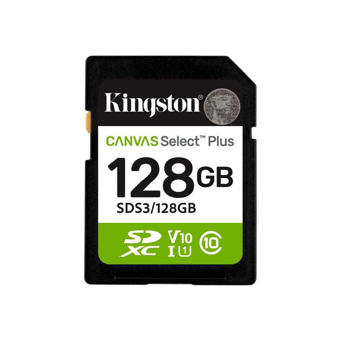 SD kartica DJI Kingston Canvas Select Plus Gen3 128 GB, SDXC, 150 MB/s, C10, UHS-I