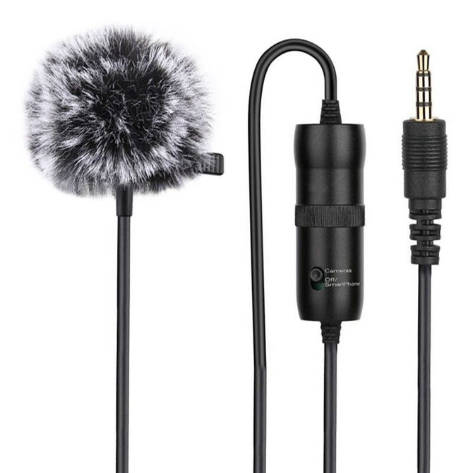 Mikrofon s sponko PULUZ 3.5mm Jack 6m