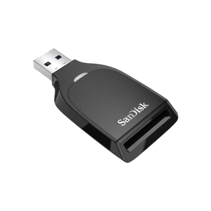 Čitalec kartic SanDisk SD UHS-I, USB A 3.0 --> SD UHS-I SDDR-C531-GNANN