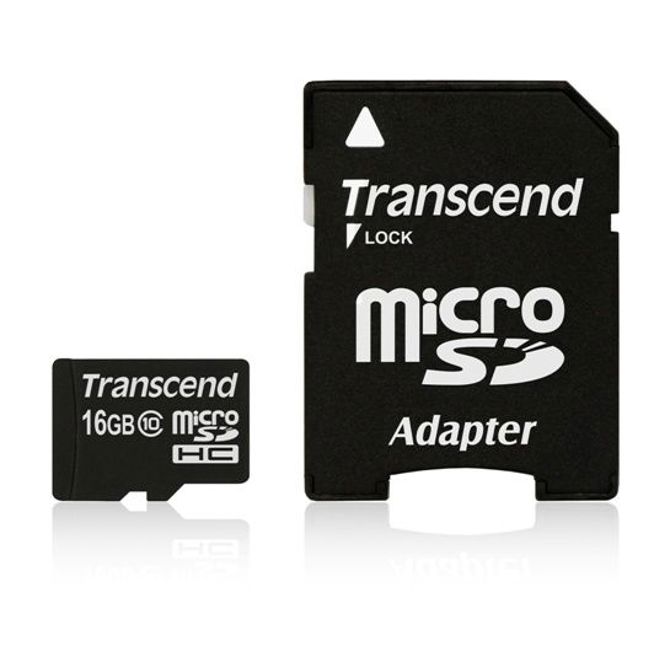 Spominska kartica microSD TRANSCEND 16 GB 