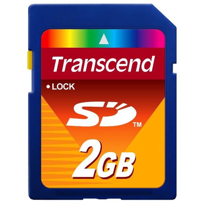 Spominska kartica Transcend SD 2GB TS2GSDC