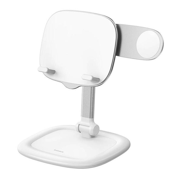 Stojalo za tablico/telefon Baseus Seashell Series Bela