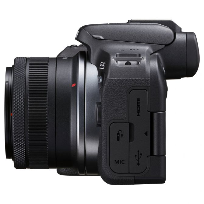 Črn digitalni fotoaparat Canon EOS R10 + objektiv RF-S 18-45 mm F4.5-6.3 IS STM 4