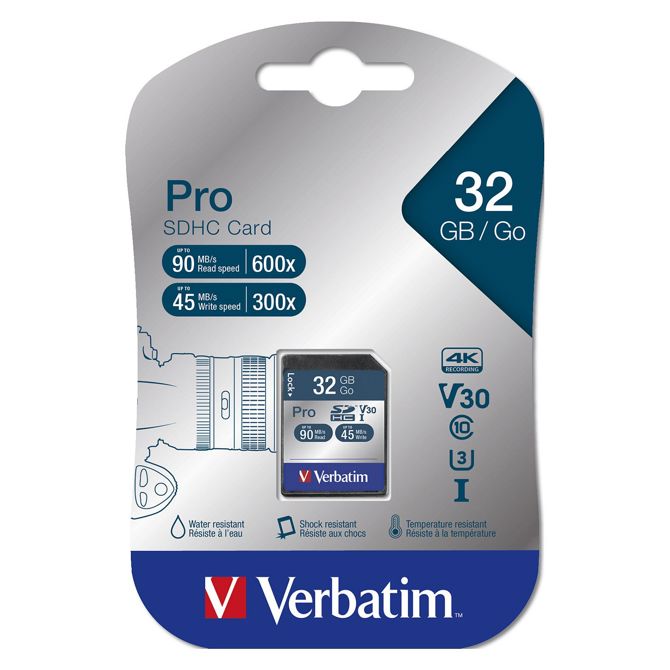 SD kartica Verbatim 32GB  SDHC Pro Class 10 UHS-I 47021 2