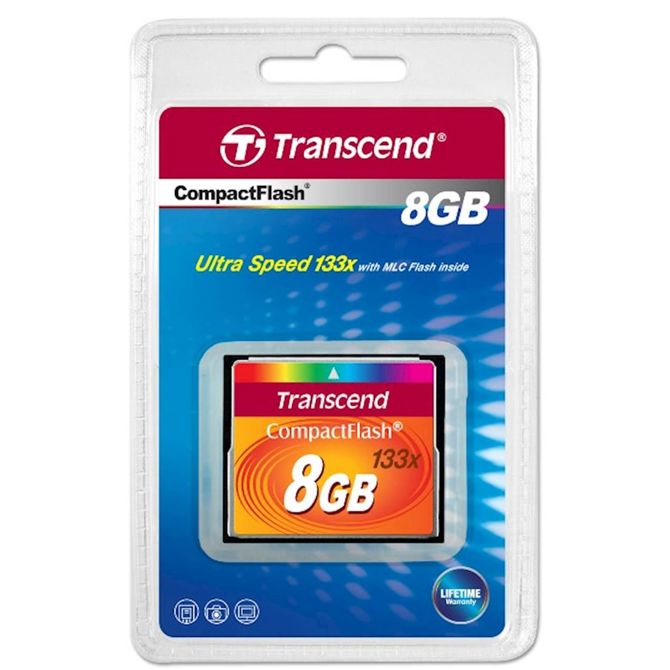 Spominska kartica Transcend CF 8GB 133x (TS8GCF133) 2