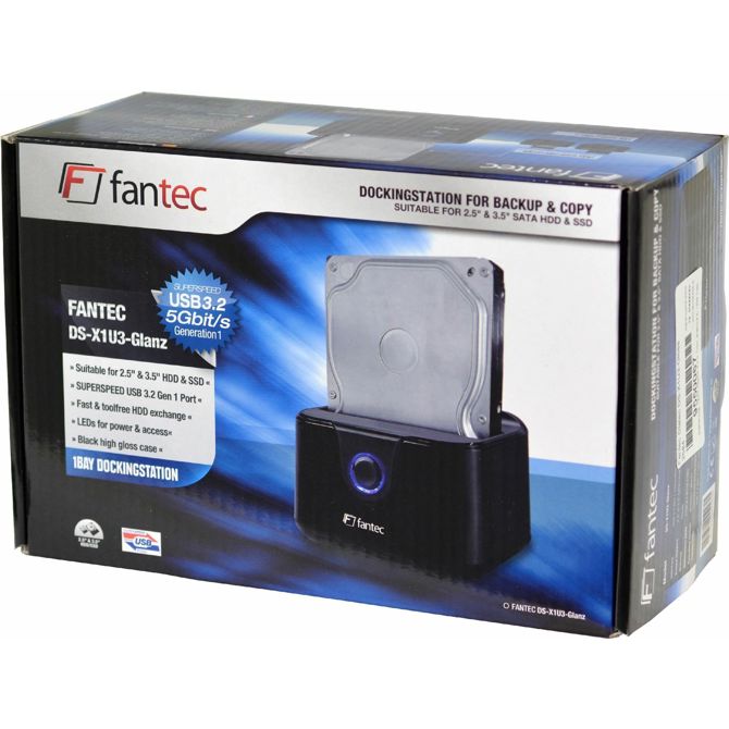 Fantec čitalec diskov DS-X1U3-Gloss 2584 4