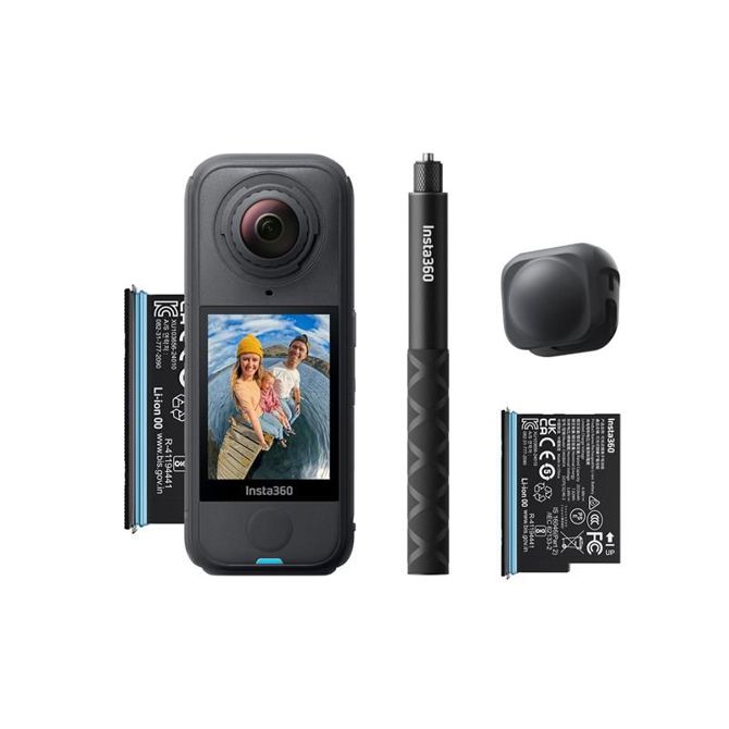 Športna kamera Insta360 X4 Air 8K, 360°, vodoodporna, FlowState stabilizacija, Starter bundle 6