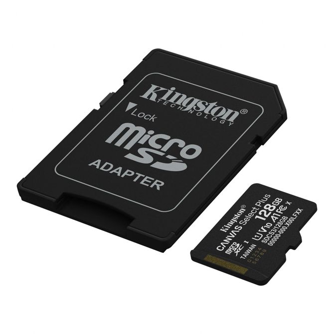 Kartica SD KINGSTON Canvas Select Plus microSD 128GB Class10 UHS-I adapter (SDCS3/64GB) spominska kartica 5