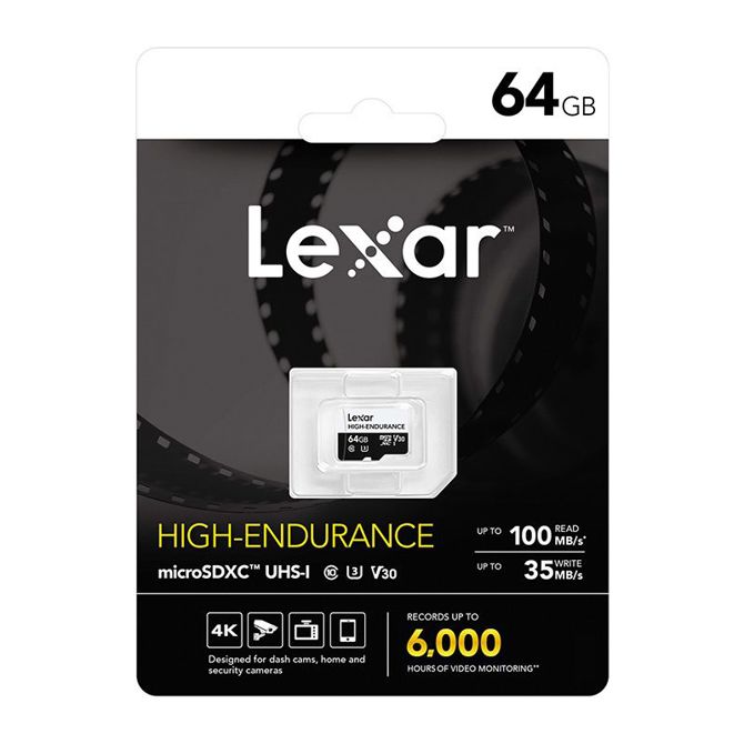 Pomnilniška kartica Lexar High-Endurance microSDHC/microSDXC 64 GB 3