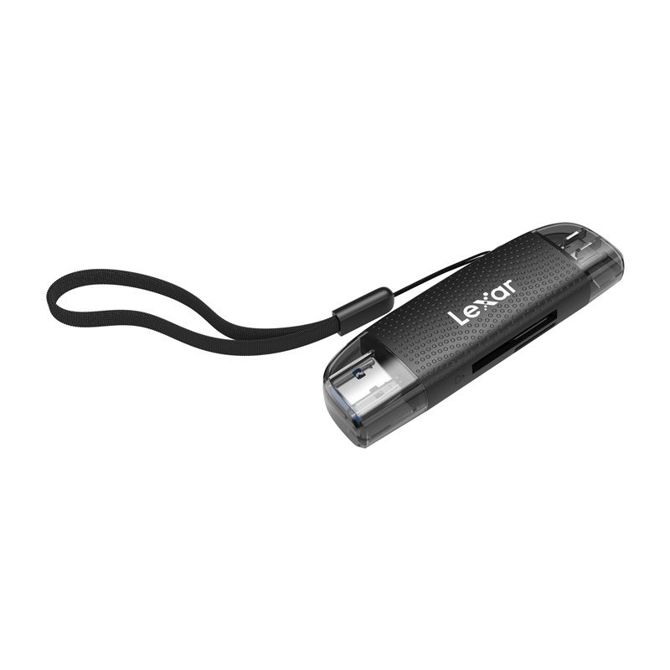Lexar LRW310X čitalnik pomnilniških kartic z dvema vhodoma USB-A/C, micro SD in SD, USB 3.1 4