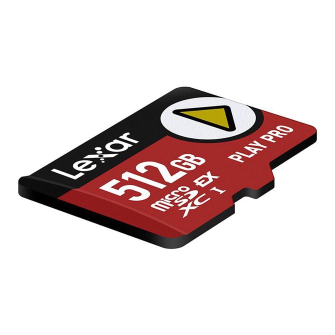 Micro SD kartica Lexar PLAY Pro 512 GB, microSD Express 7.1, do 900 MB/s, do 600 MB/s, V30 U3 A2 4