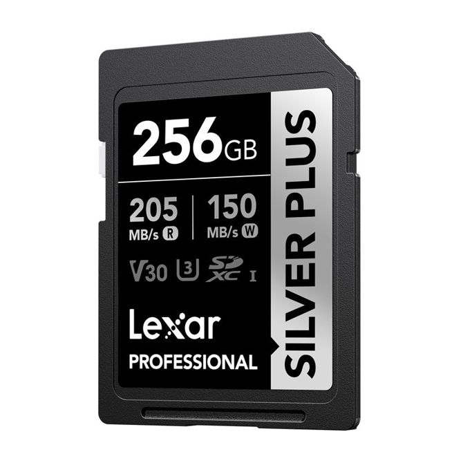 Lexar Professional SILVER PLUS SDXC pomnilniška kartica 256 GB 3