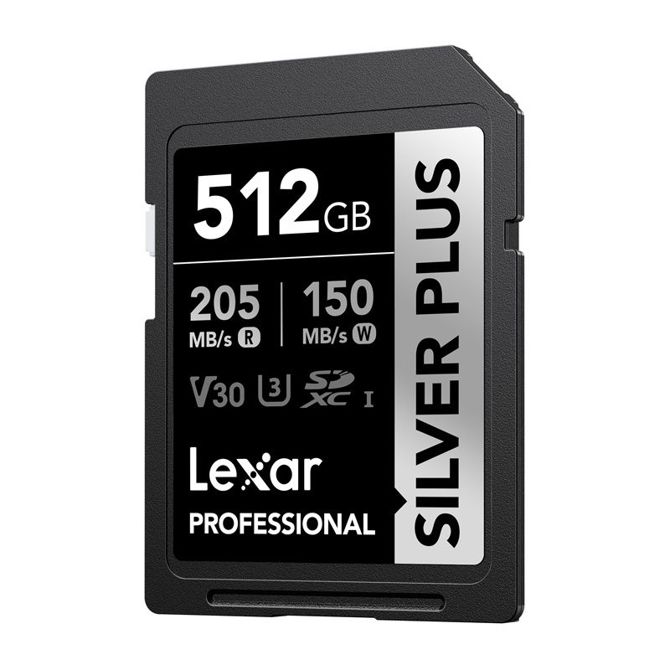 Lexar Professional SILVER PLUS SDXC pomnilniška kartica 512 GB 3