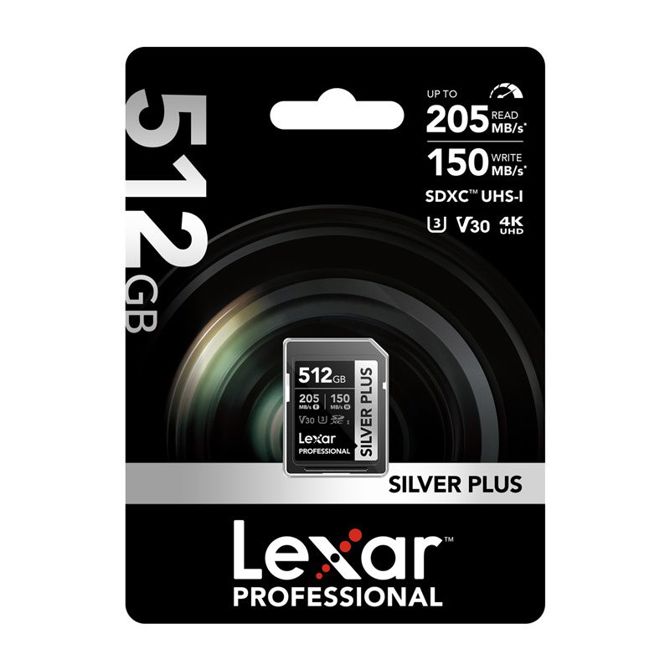 Lexar Professional SILVER PLUS SDXC pomnilniška kartica 512 GB 6