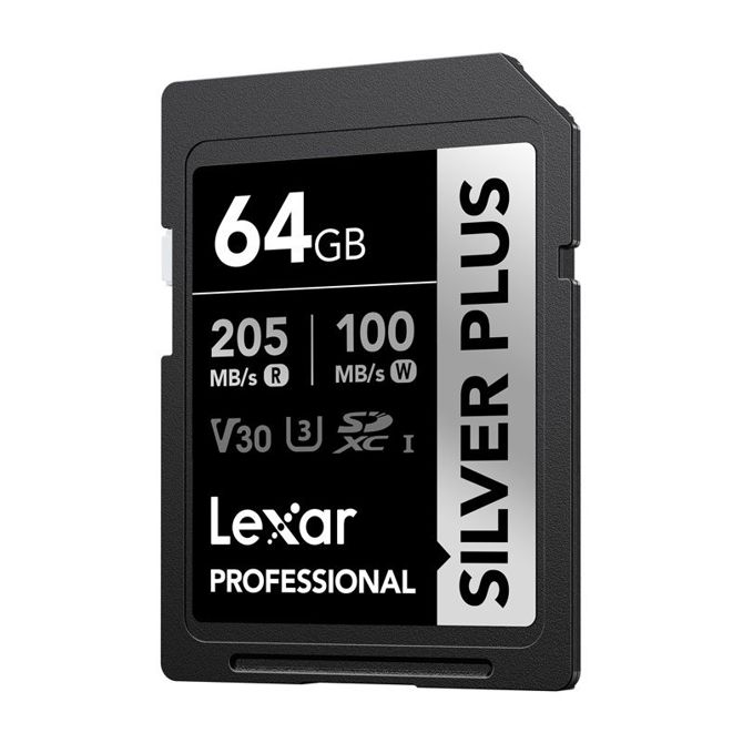 Lexar Professional SILVER PLUS SDXC pomnilniška kartica 64 GB 3