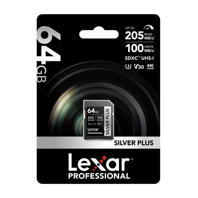 Lexar Professional SILVER PLUS SDXC pomnilniška kartica 64 GB 6